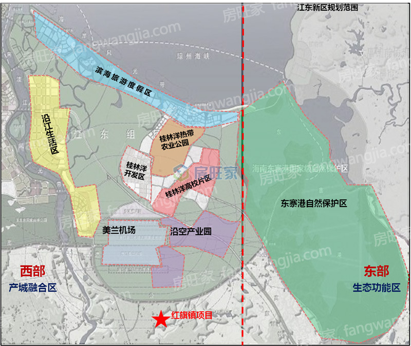海口江东新区规划图