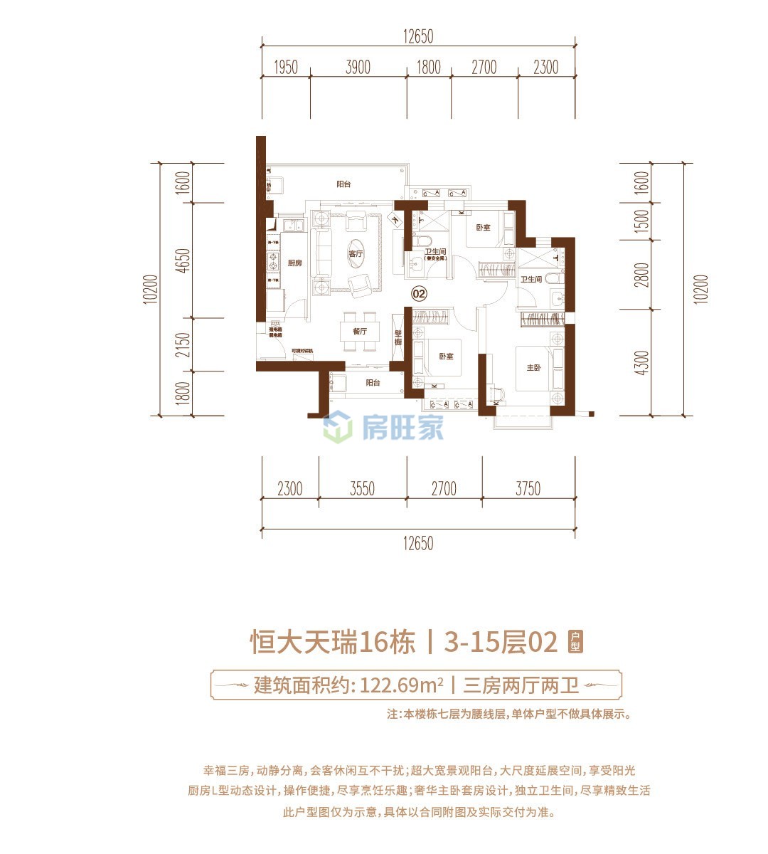 网站首页 海南楼盘 海口楼盘 恒大美丽沙 >> 楼盘户型 户型名称: 天瑞