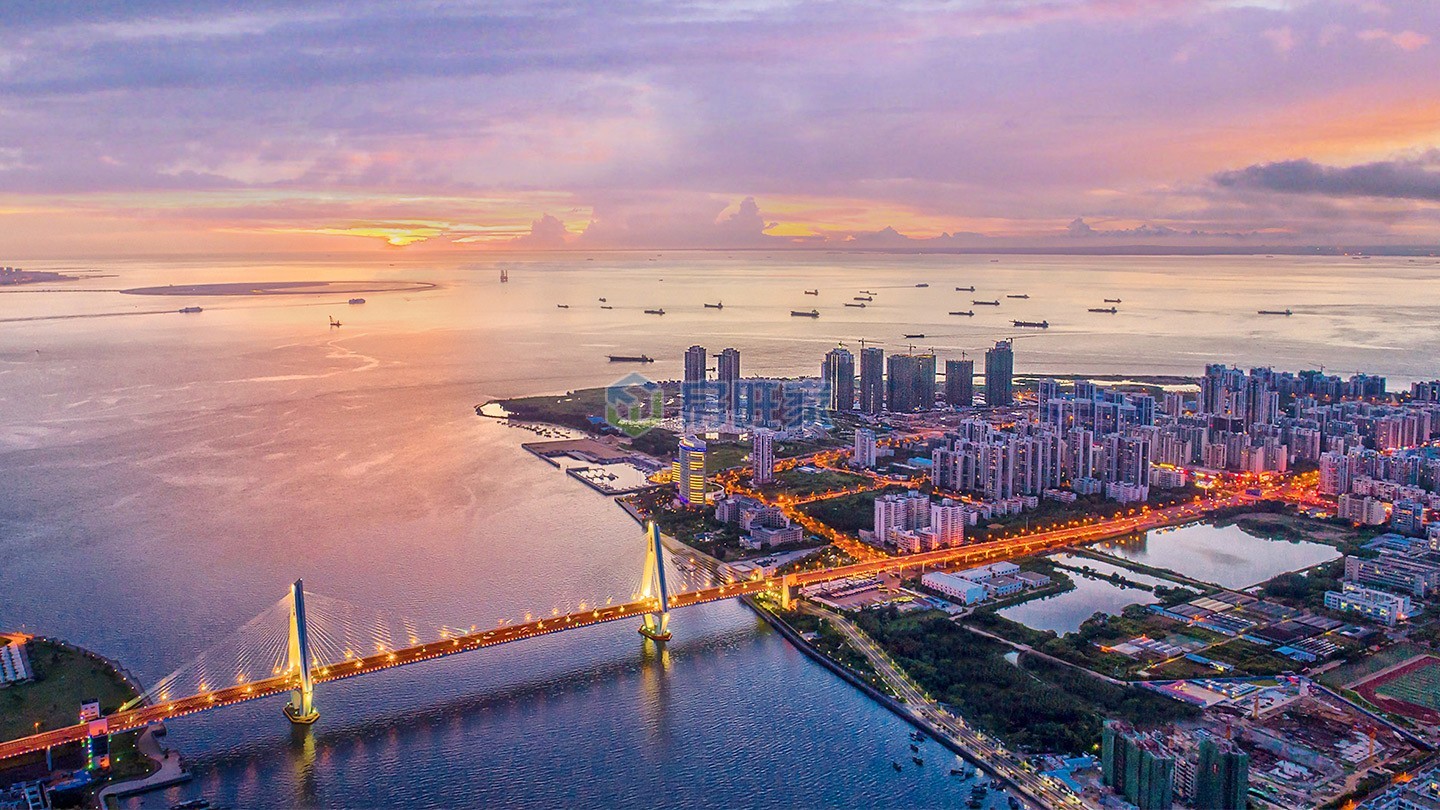 海甸岛实景图