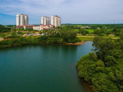 蓝山湖2019年8月实景图