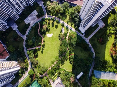 三亚一山湖实景图